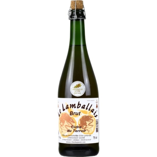 Cidre fermier brut du terroir LE LAMBALLAIS
