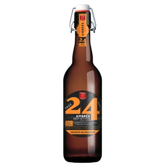 Bière Ambrée Réserve Hildegarde 6,9% PAGE 24