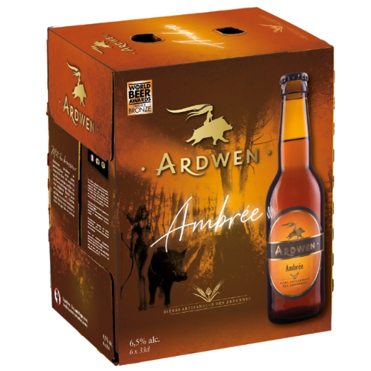 Bière Ambrée Artisanale des Ardennes 6,5% ARDWEN