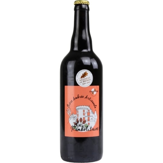 Bière Ambrée Artisanale 6,5% LA RAMBOLITAINE