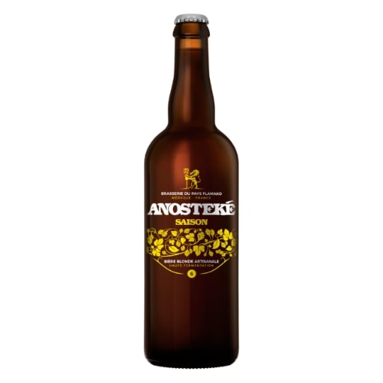 Bière Blonde Artisanale Saison 6% ANOSTEKE