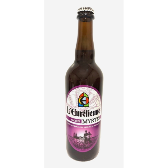 Bière Ambrée Myrte 5% L'EURELIENNE