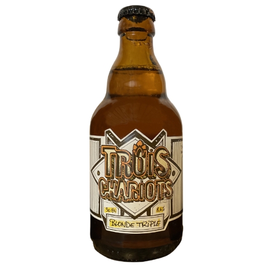Bière Blonde Triple 8,6% TROIS CHARIOTS