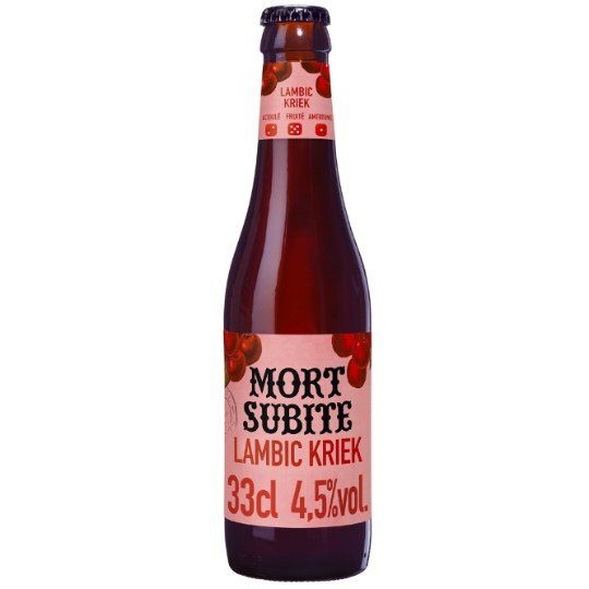 Bière Kriek Lambic 4,5% MORT SUBITE