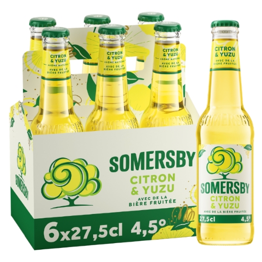 Bière Fruitée Citron & Yuzu 4,5% SOMERSBY