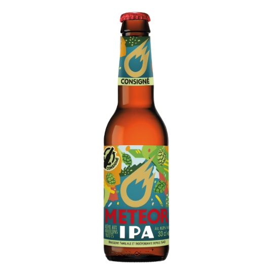 Bière IPA India Pale Ale 6,2% METEOR
