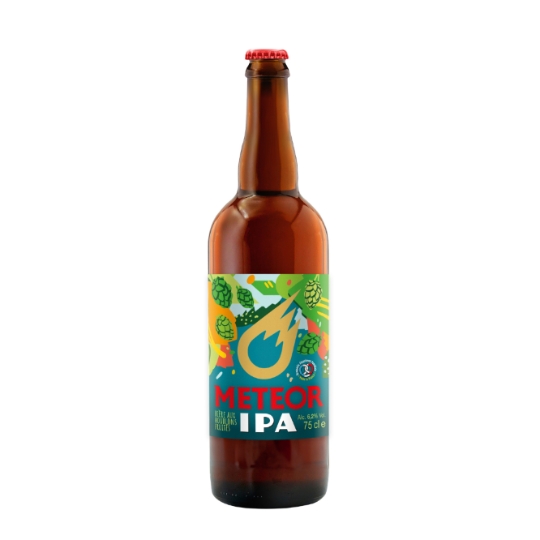 Bière Ipa aux Houblons Fruités 6,2% METEOR