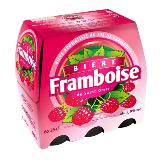 Bière Aromatisée Framboise 2,8% SAINT-OMER