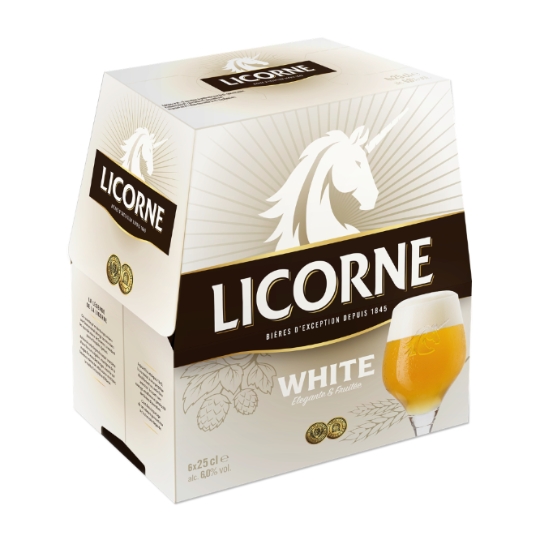Bière Blanche 6% LICORNE