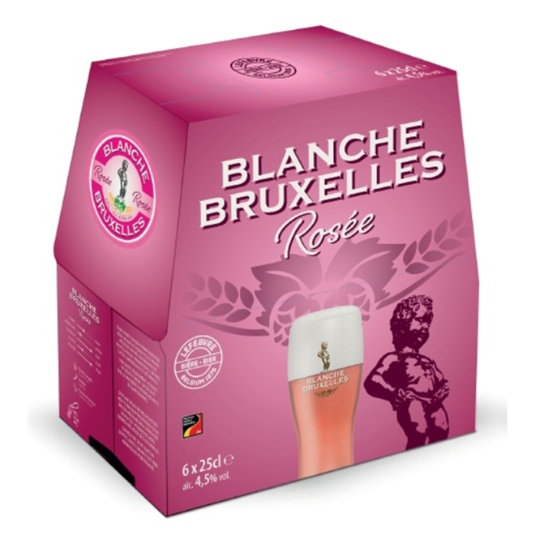 Bière Blanche Rosée 4,5% BLANCHE DE BRUXELLES