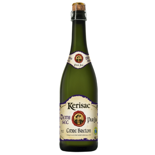 Cidre Breton Pur Jus Demi-Sec KERISAC