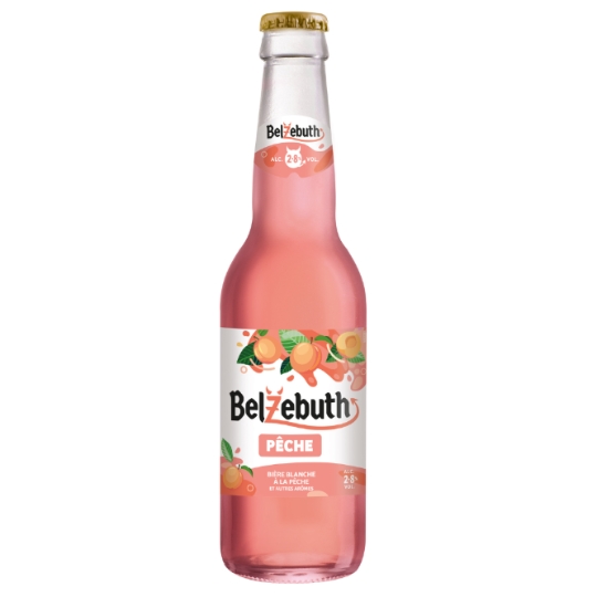 Bière Blanche à la Pêche et Autres Arômes 2,8% BELZEBUTH