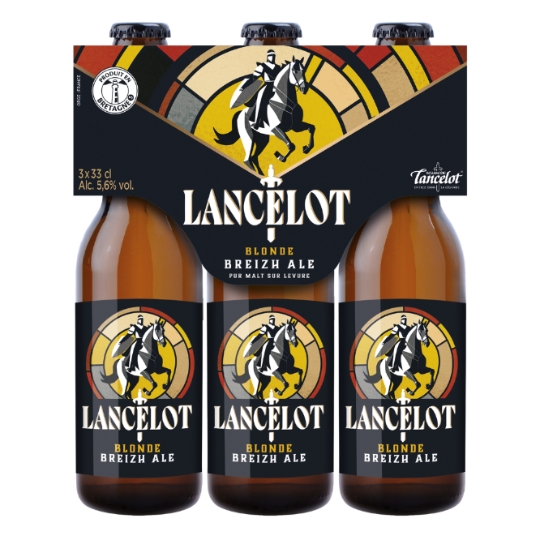 Bière Blonde Breizh Ale Pur Malt sur Levure 5,6% LANCELOT