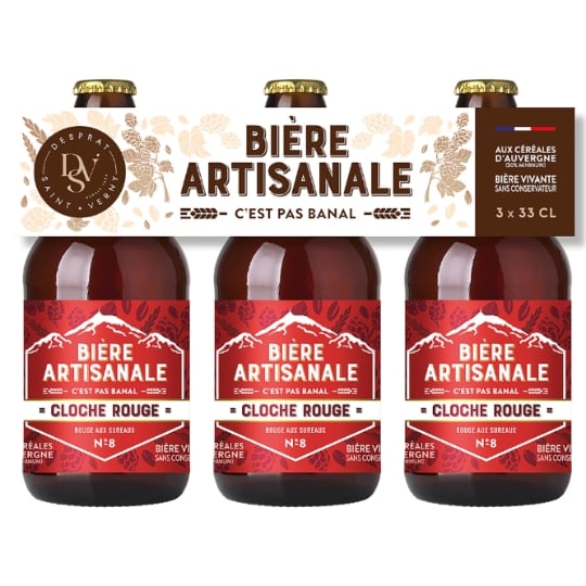 Bière Rouge aux Sureaux Cloche Rouge 6% DESPRAT SAINT VERNY