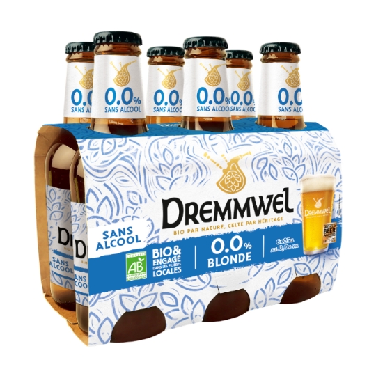 Bière Blonde Sans Alcool Bio 0,0% DREMMWEL