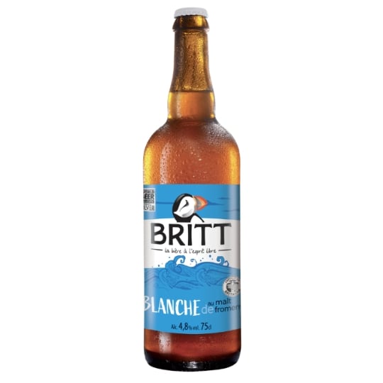 Bière Blanche au Malt de Froment 4,8% BRITT