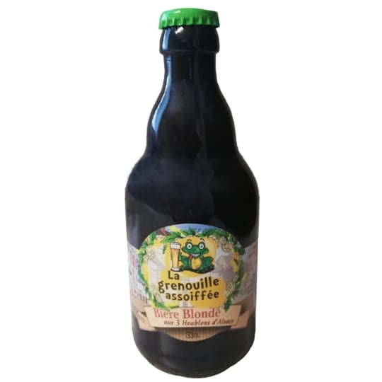Bière Blonde aux 3 Houblons d'Alsace LES SAVEURS DU COLOMBIER