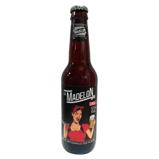 Bière Aromatisée Cerise Artisanale des Vosges 5,5% LA MADELON