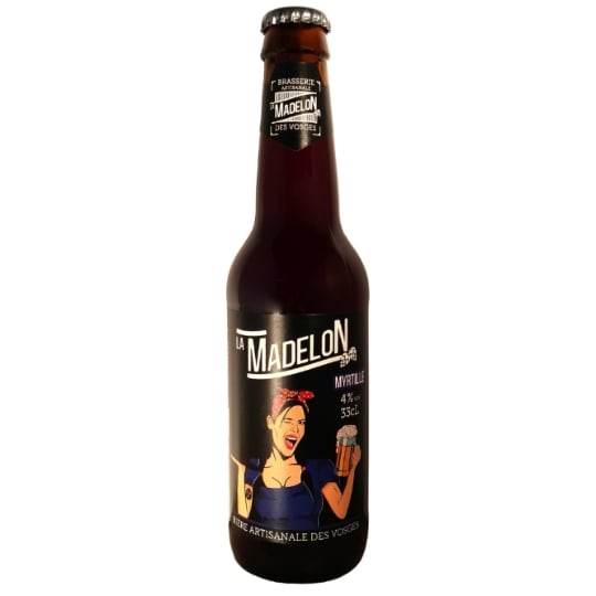 Bière Aromatisée Myrtille 4% LA MADELON