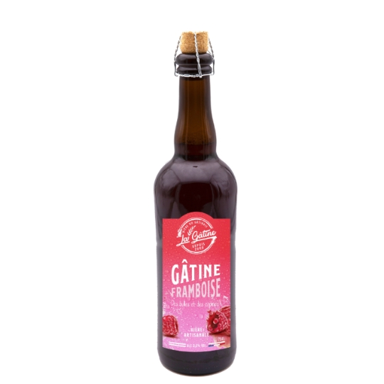 Bière Aromatisée Framboise Artisanale 3% LA GATINE