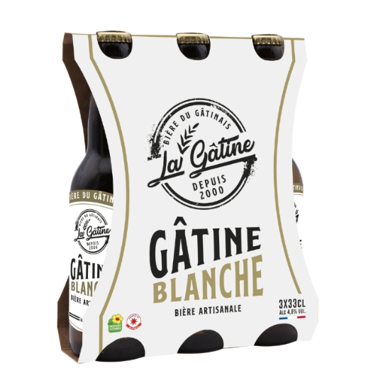 Bière Blanche Artisanale 4,8% LA GATINE