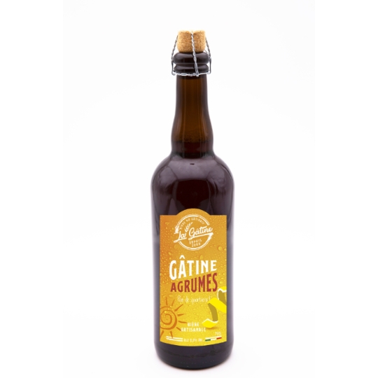 Bière Aromatisée Agrumes Artisanale 3% LA GATINE