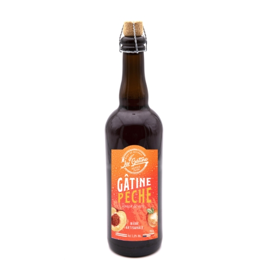 Bière Aromatisée Pêche Artisanale 3% LA GATINE