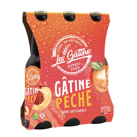 Bière Aromatisée Pêche Artisanale 3% LA GATINE