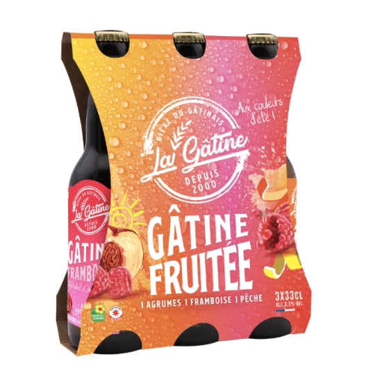 Coffret Bière Fruitée Assortiment 3% LA GATINE