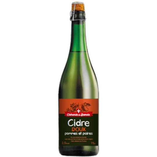 Cidre Doux Pommes et Poires 2,5% CIDRERIE DE SAVOIE