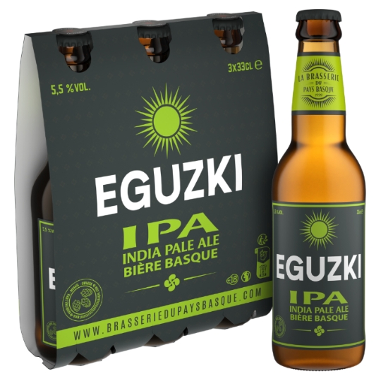 Bière IPA Basque 5,5% EGUZKI