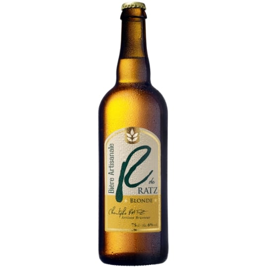 Bière Blonde 6% BRASSERIE ARTISANALE RATZ