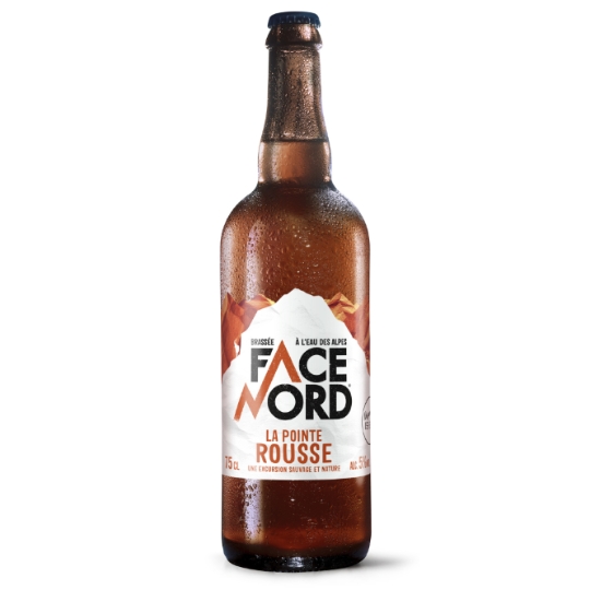 Bière Rousse la Pointe 5% FACE NORD