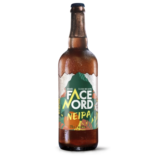 Bière NEIPA Brassée à l'Eau des Alpes 6% FACE NORD