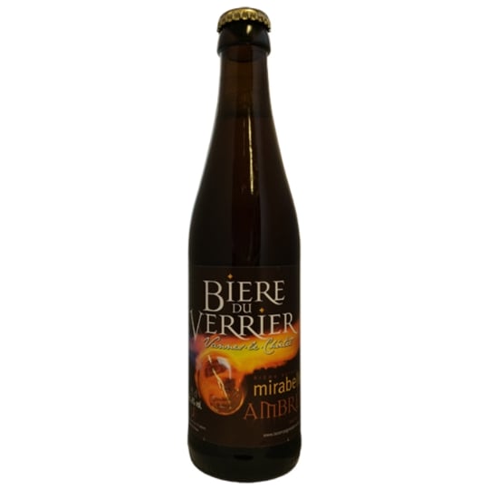 Bière Ambrée Mirabelle 6% BIERE DU VERRIER