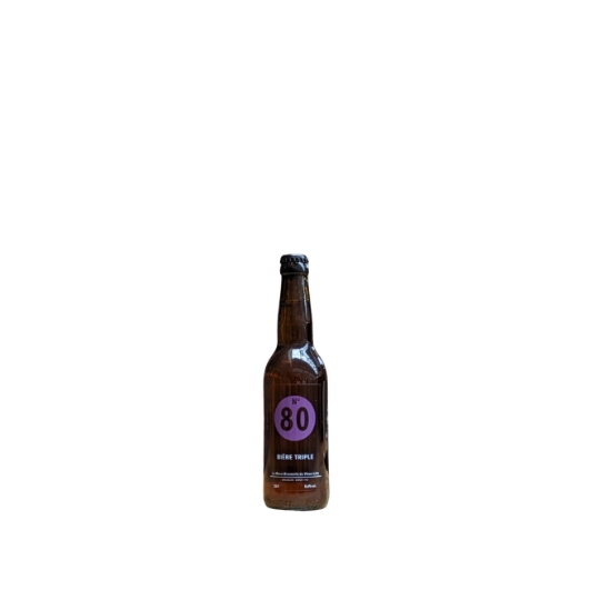 Bière Triple n°80 8% LA MICRO-BRASSERIE DU VIEUX-LILLE