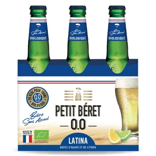 Bière Sans Alcool Notes d'Agave et de Citron Bio 0,0% LE PETIT BERET