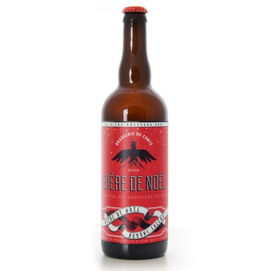 Bière de Noël Nissa Artisanale BRASSERIE DU COMTE