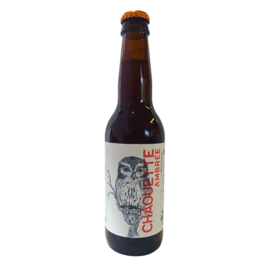 Bière Ambrée Bio de Lorraine CHAOUETTE