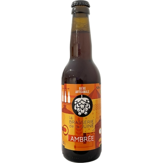 Bière Artisanale Ambrée 5,5% LA BRASSERIE DE LA JUINE