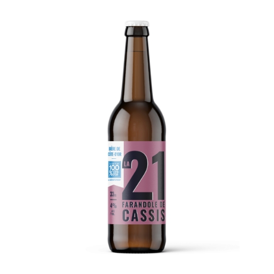 Bière Aromatisée Cassis 4% LA 21