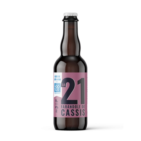 Bière Aromatisée Cassis 4% LA 21