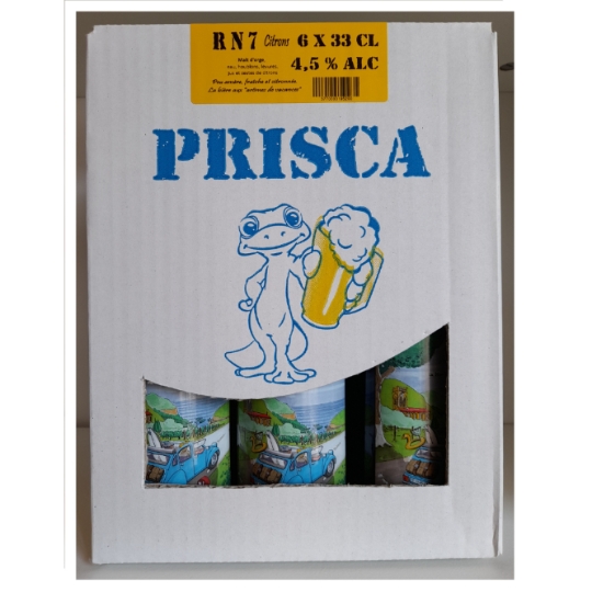 Bière Blonde Citronnée 4,5% PRISCA