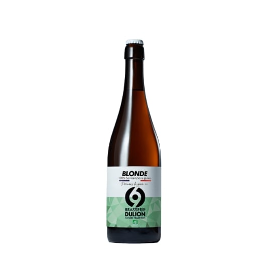 Bière Blonde Bio 100% Sarrasin Sans Gluten 5% BRASSERIE DULION