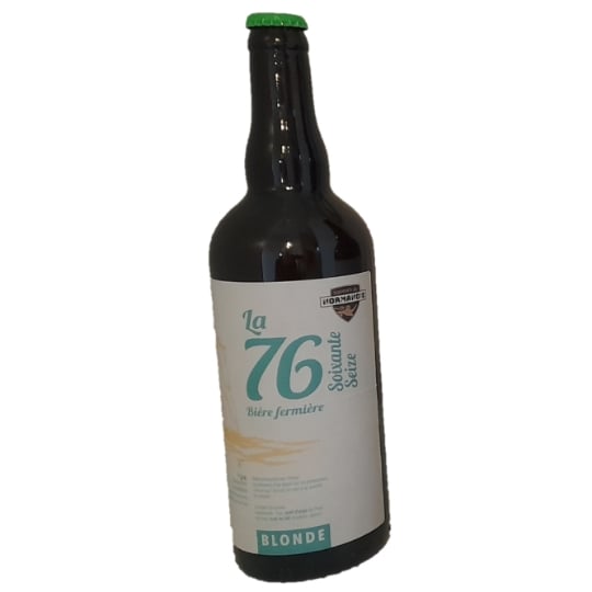 Bière Blonde fermière 5,5% LA 76