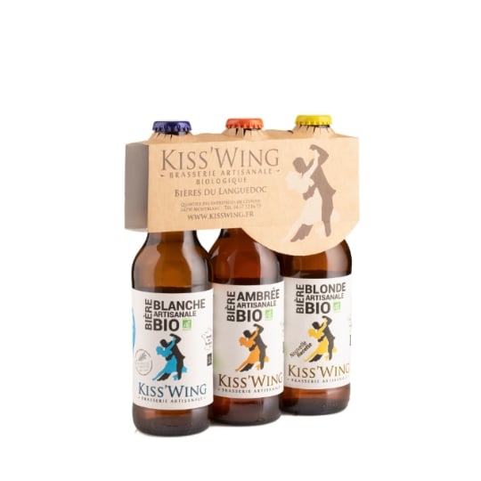 Bière Coffret Découverte Bio KISS'WING
