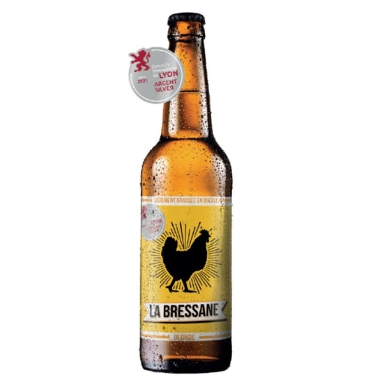 Bière Blonde fièrement brassée en bresse LA BRESSANE