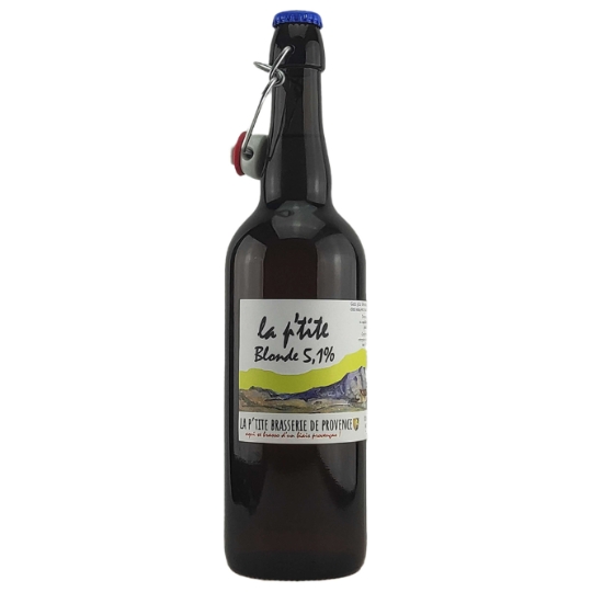 Bière Blonde la P'tite Bio 5,1% LA P'TITE BRASSERIE DE PROVENCE