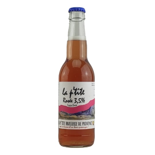 Bière Rosée la P'tite Bio 3,5% LA P'TITE BRASSERIE DE PROVENCE