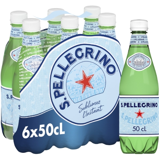 Eau Minérale Naturelle Gazeuse SAN PELLEGRINO